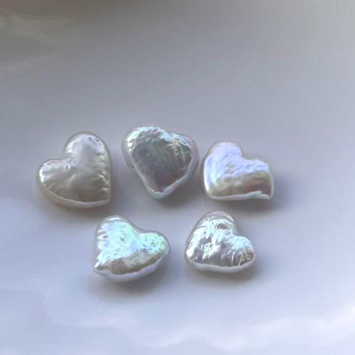 Halo Heart Pearl【5pc Heart Pearls】(Only 2 left)