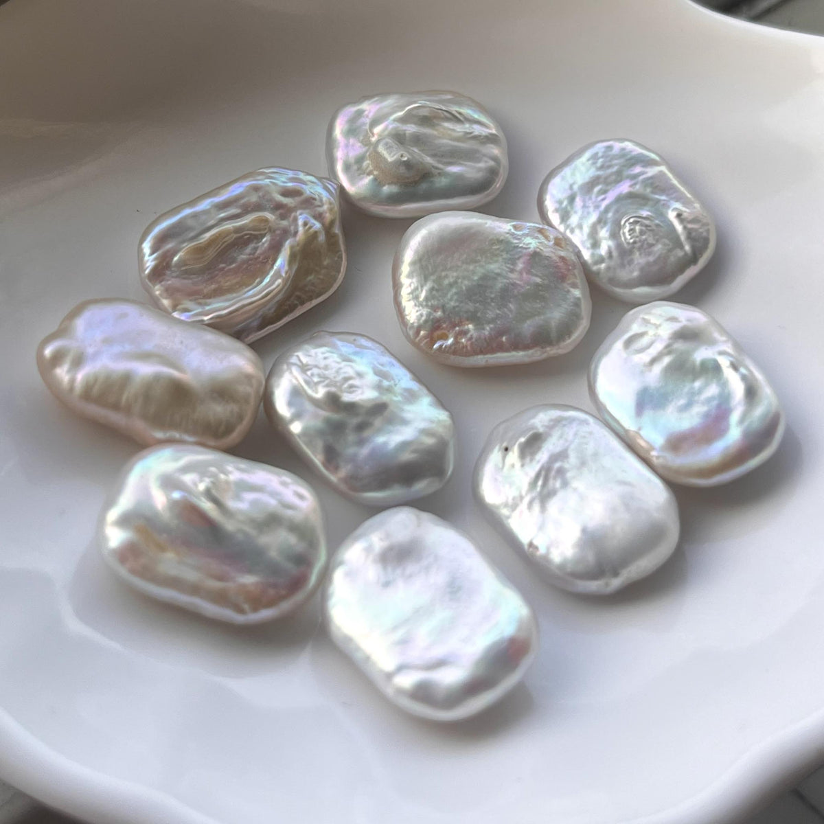 Halo Square Pearl【5pc Square Pearls】(Only 2 left)