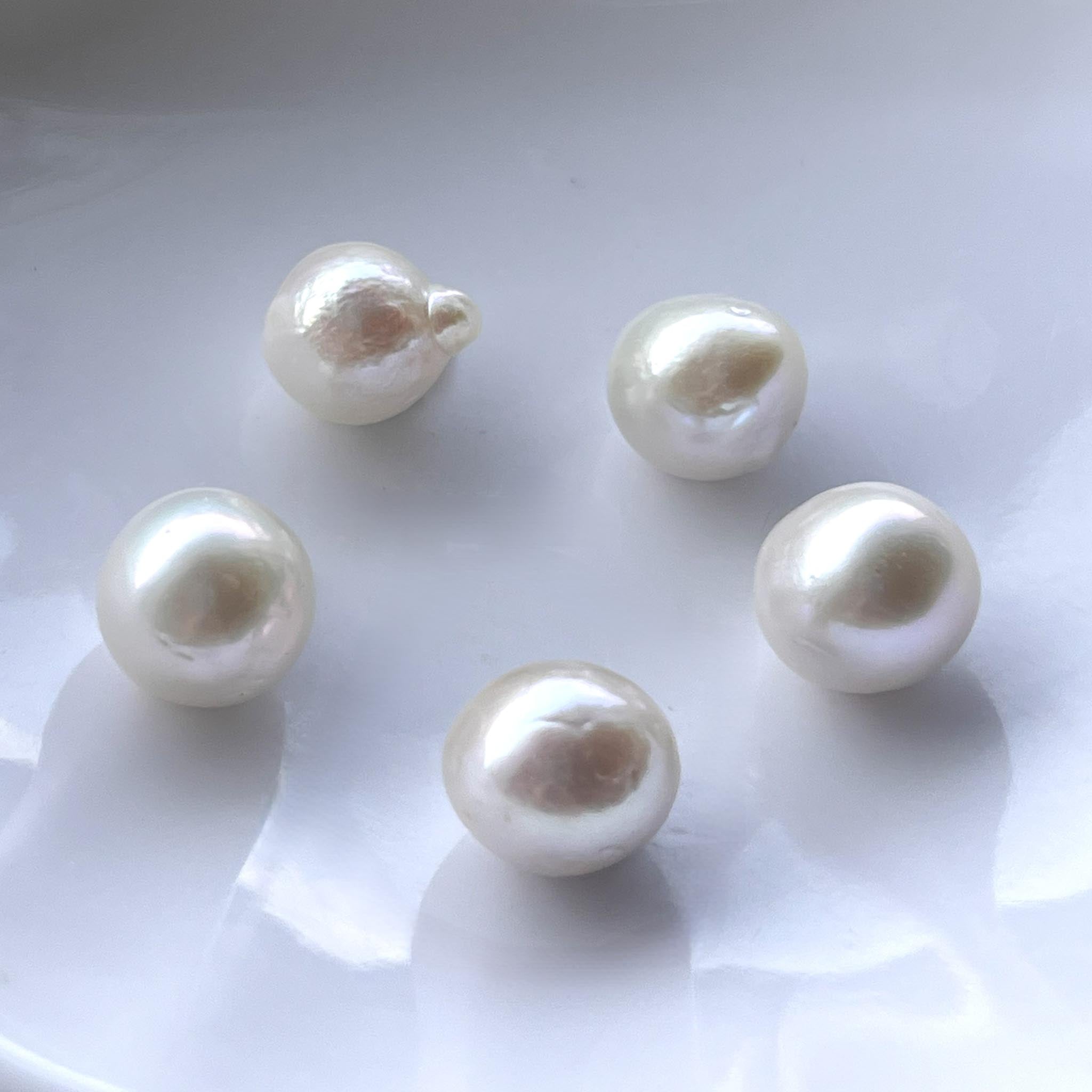 White Edison Pearl【5pc Edison Pearls】(Only 14 left)