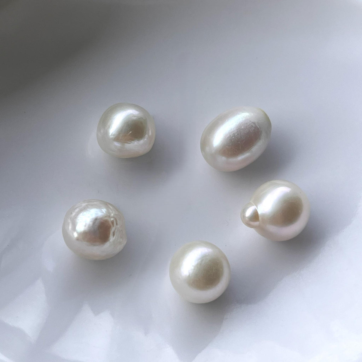 White Edison Pearl【5pc Edison Pearls】(Only 14 left)