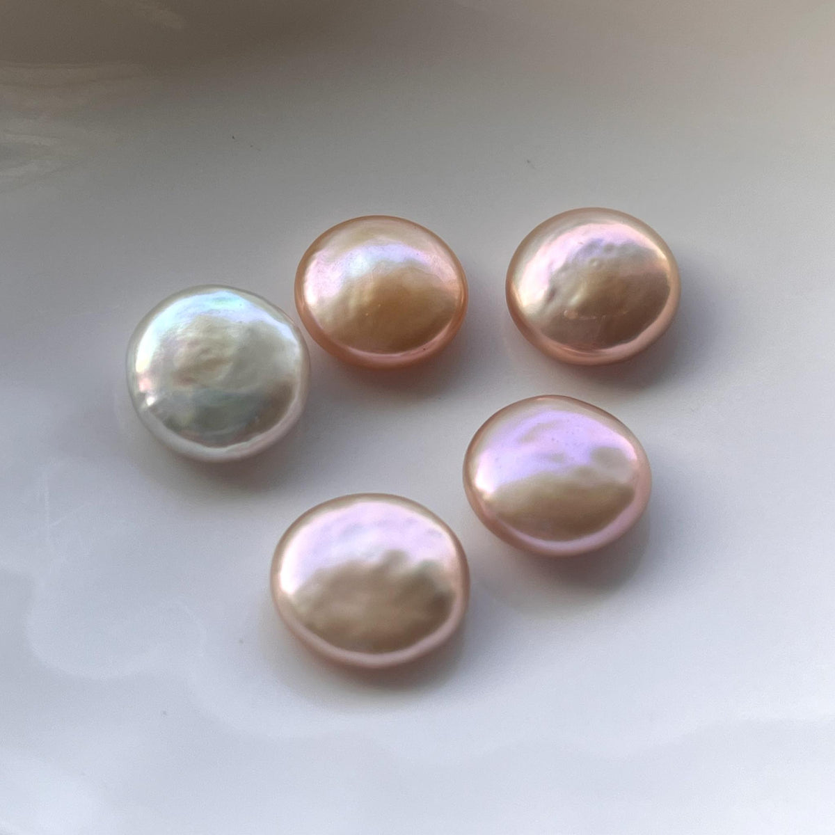 Halo Button Pearl【5pc Button Pearls】(Only 2 left)