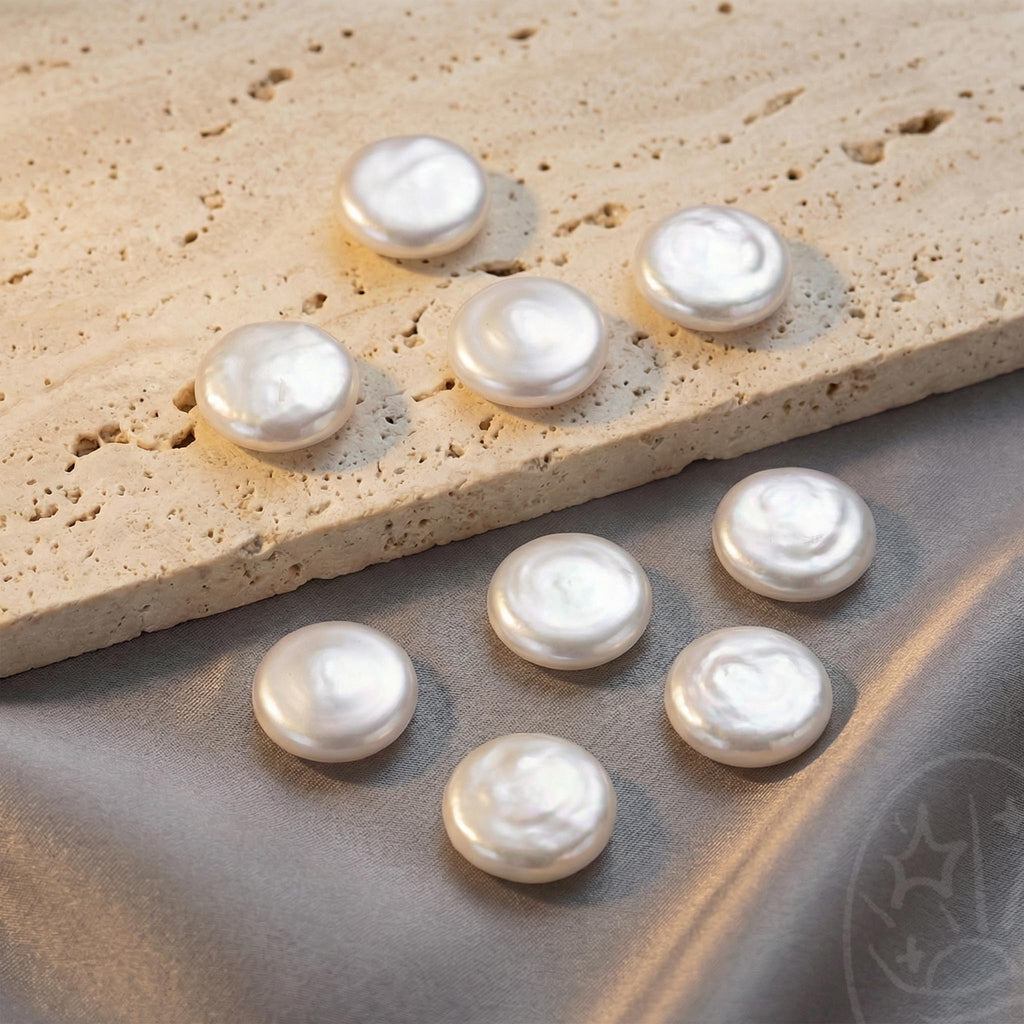 Halo Button Pearl【5pc Button Pearls】(Only 2 left)