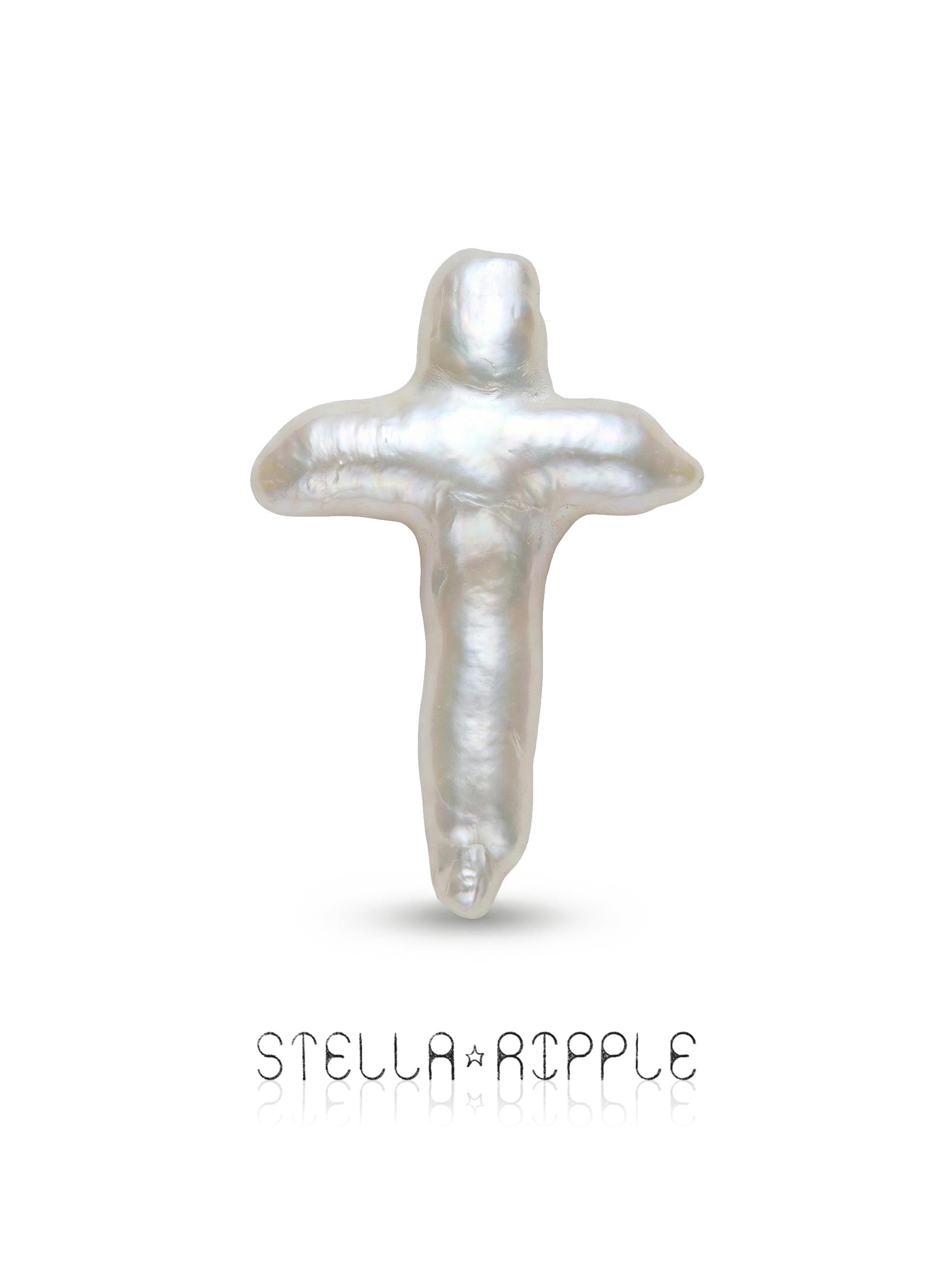 Halo Cross Shape Pearl Big