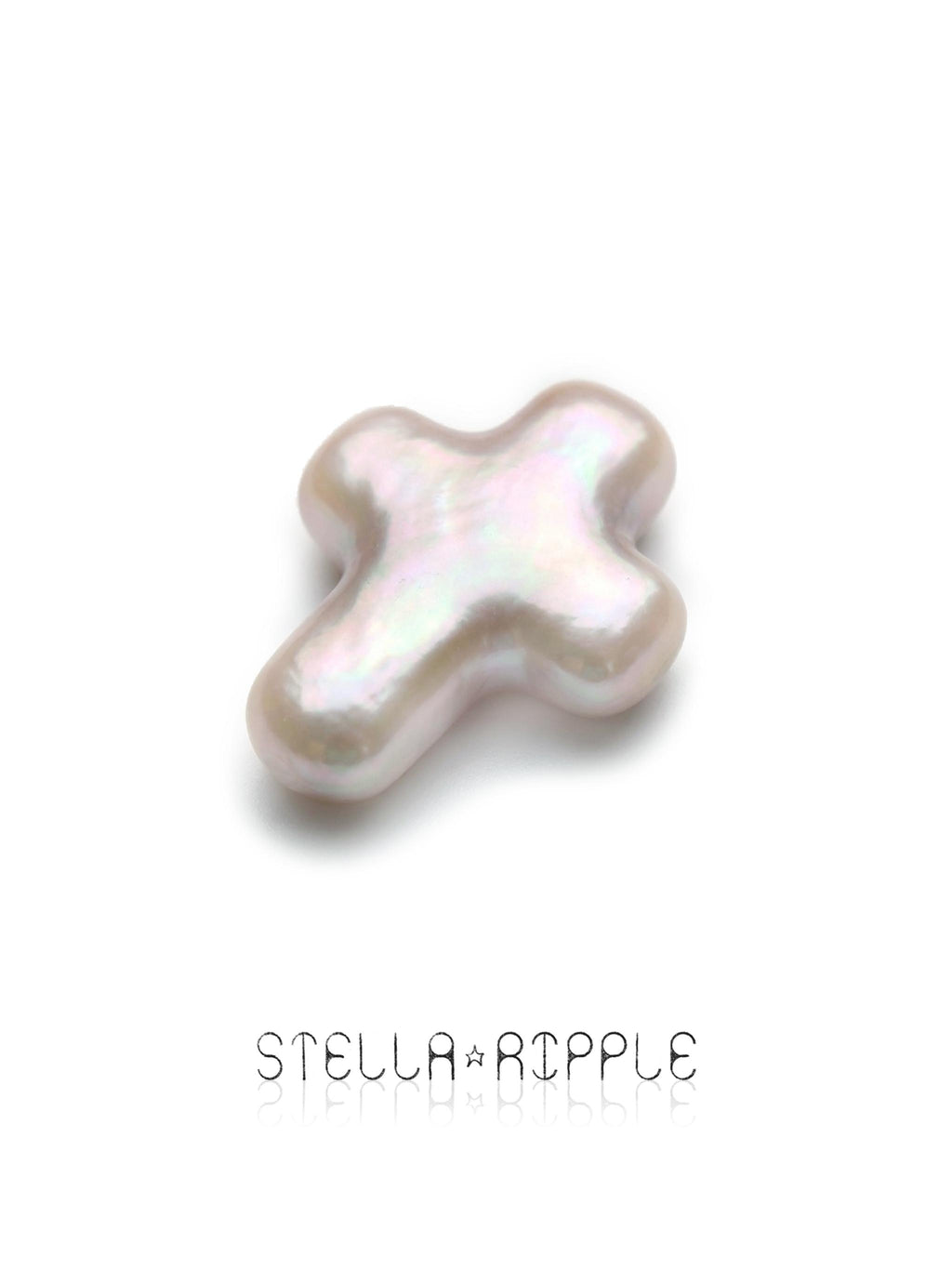 Halo Cross Shape Pearl Small