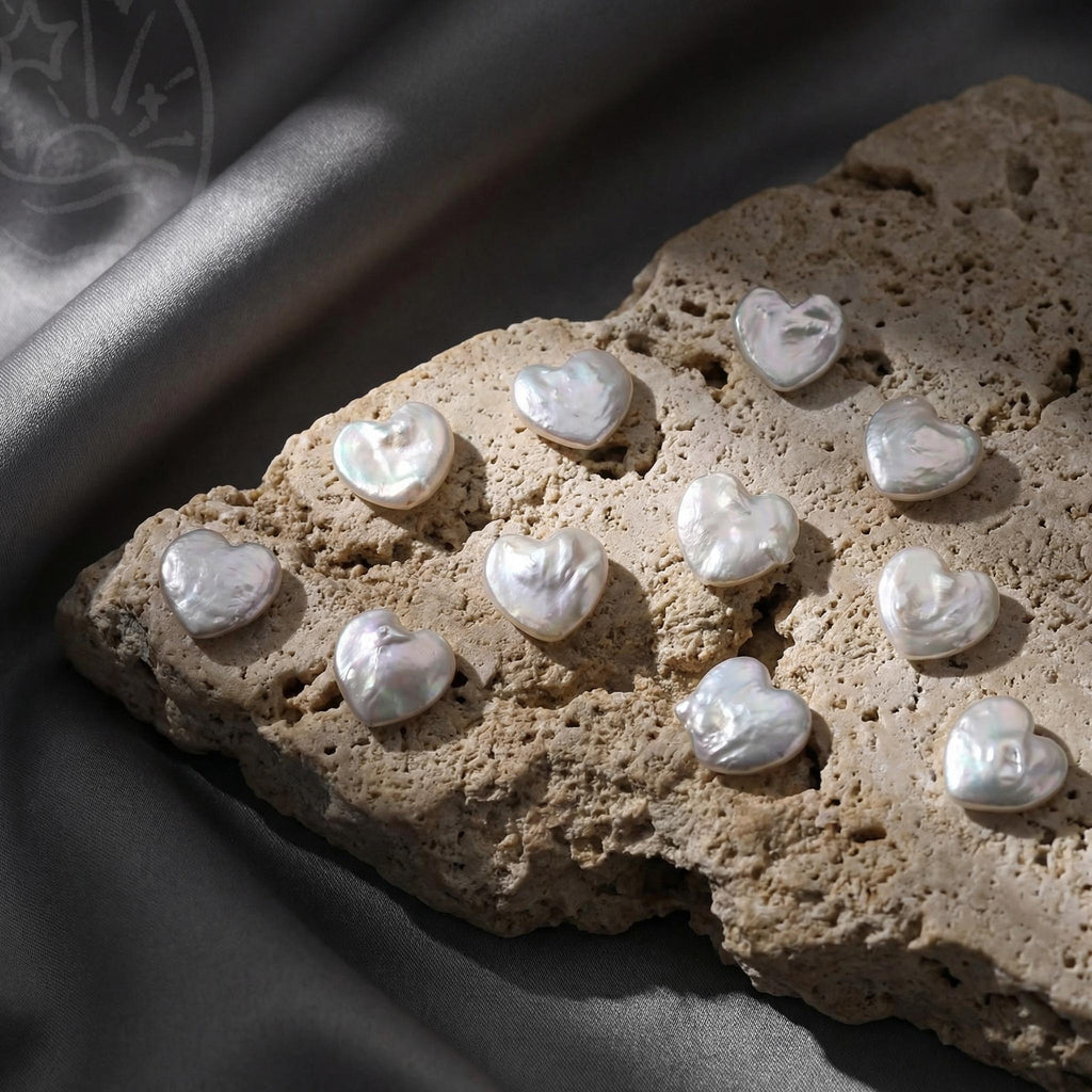 Halo Heart Pearl【5pc Heart Pearls】(Only 2 left)