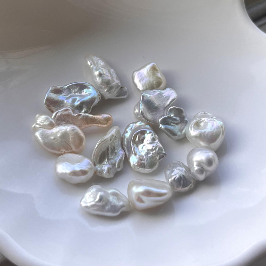 Halo Keshi Pearl【15pc H-Keshi Pearls】(Only 2 left)