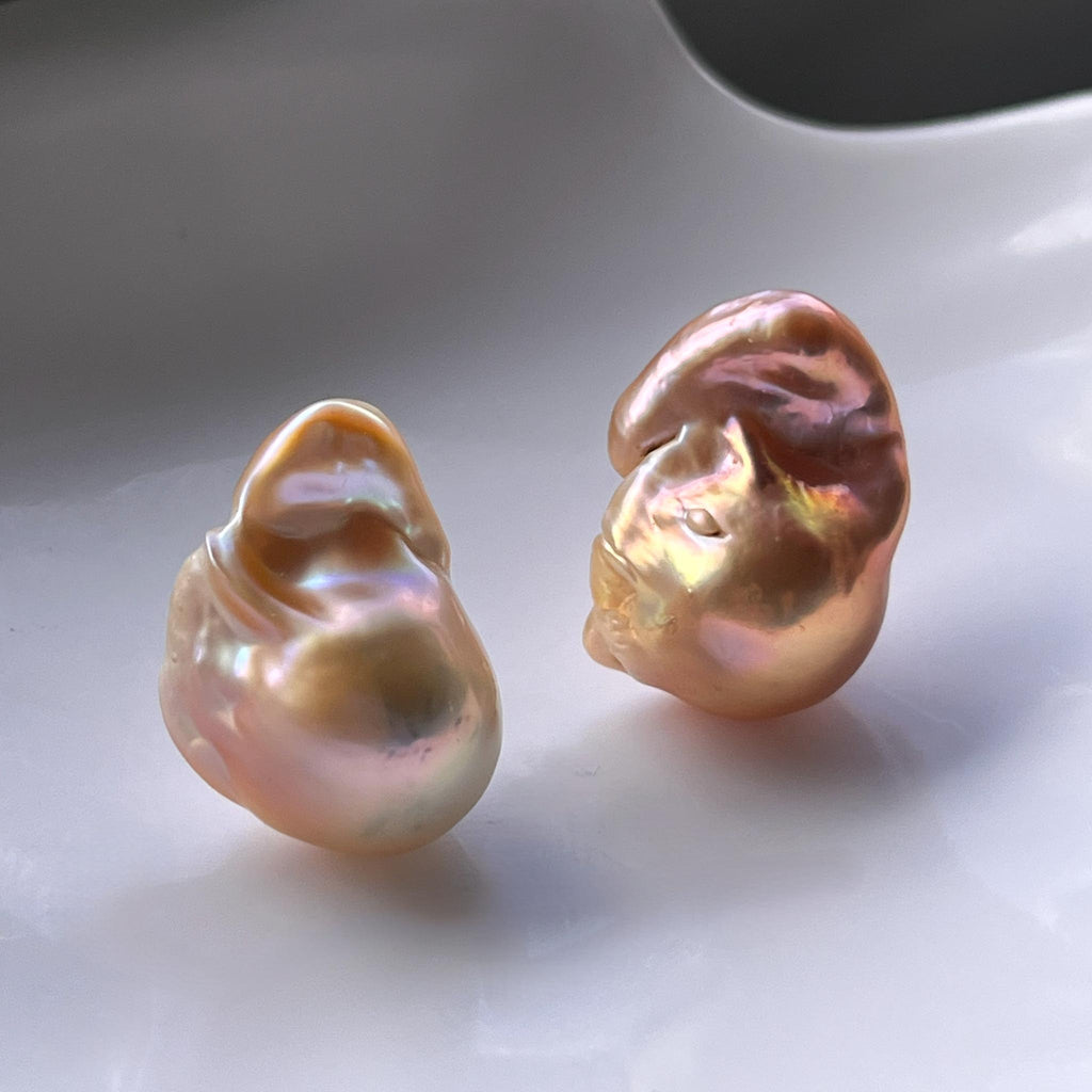 Magic Reef Pearl【2pc 17mm+ Medium Baroque】(Only 6 left)