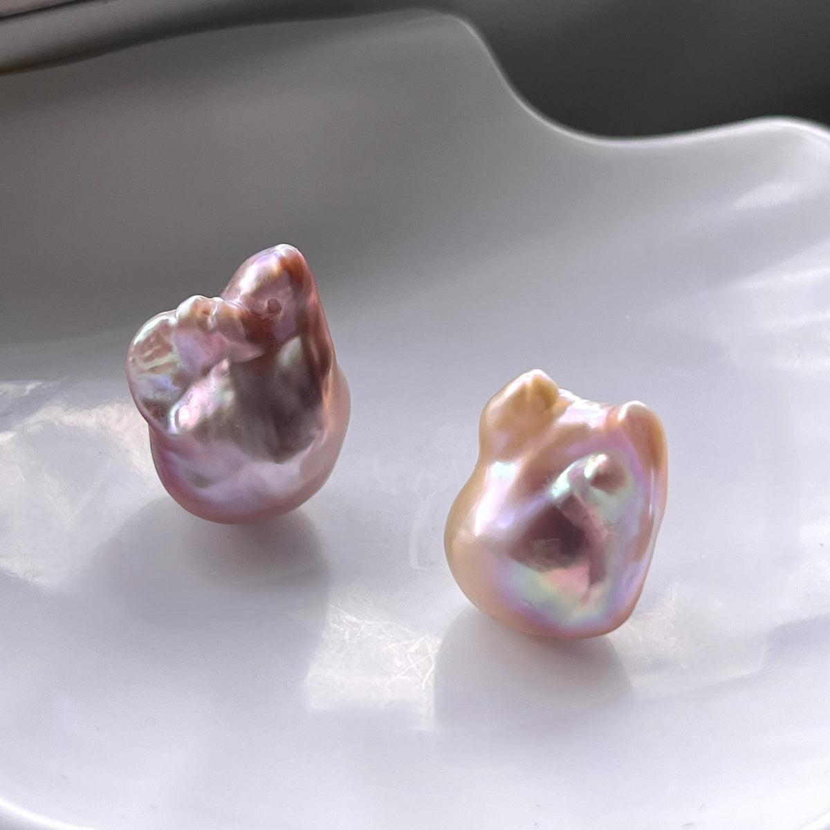 Magic Reef Pearl【2pc 17mm+ Medium Baroque】(Only 6 left)