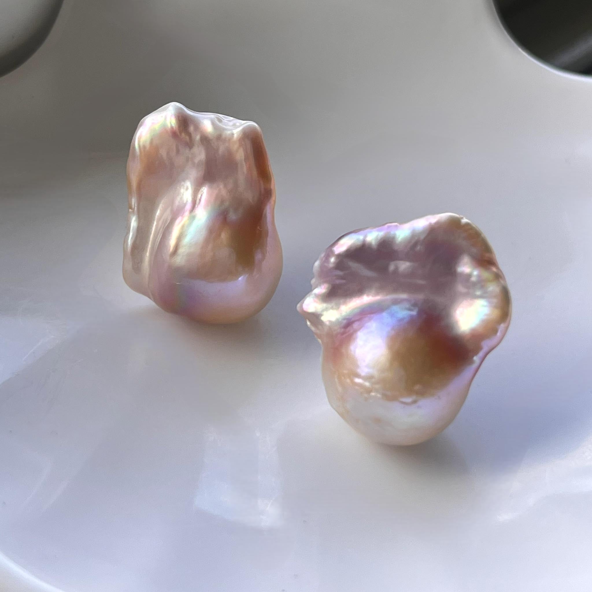 Magic Reef Pearl【2pc 17mm+ Medium Baroque】(Only 6 left)