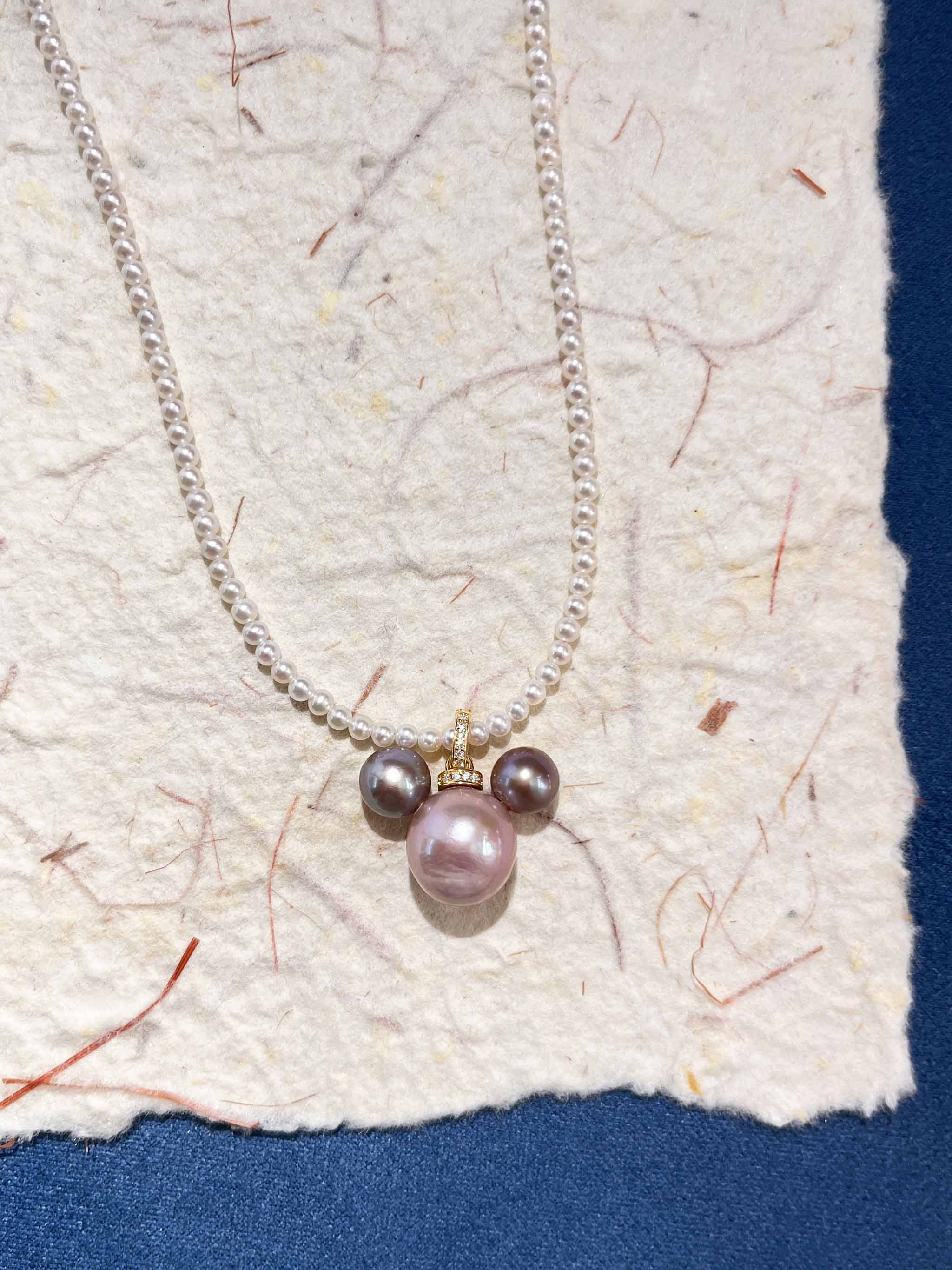 Handmade MH Pearl Necklace