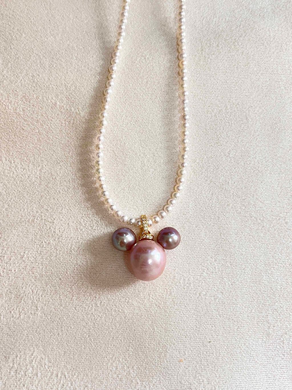 Handmade MH Pearl Necklace
