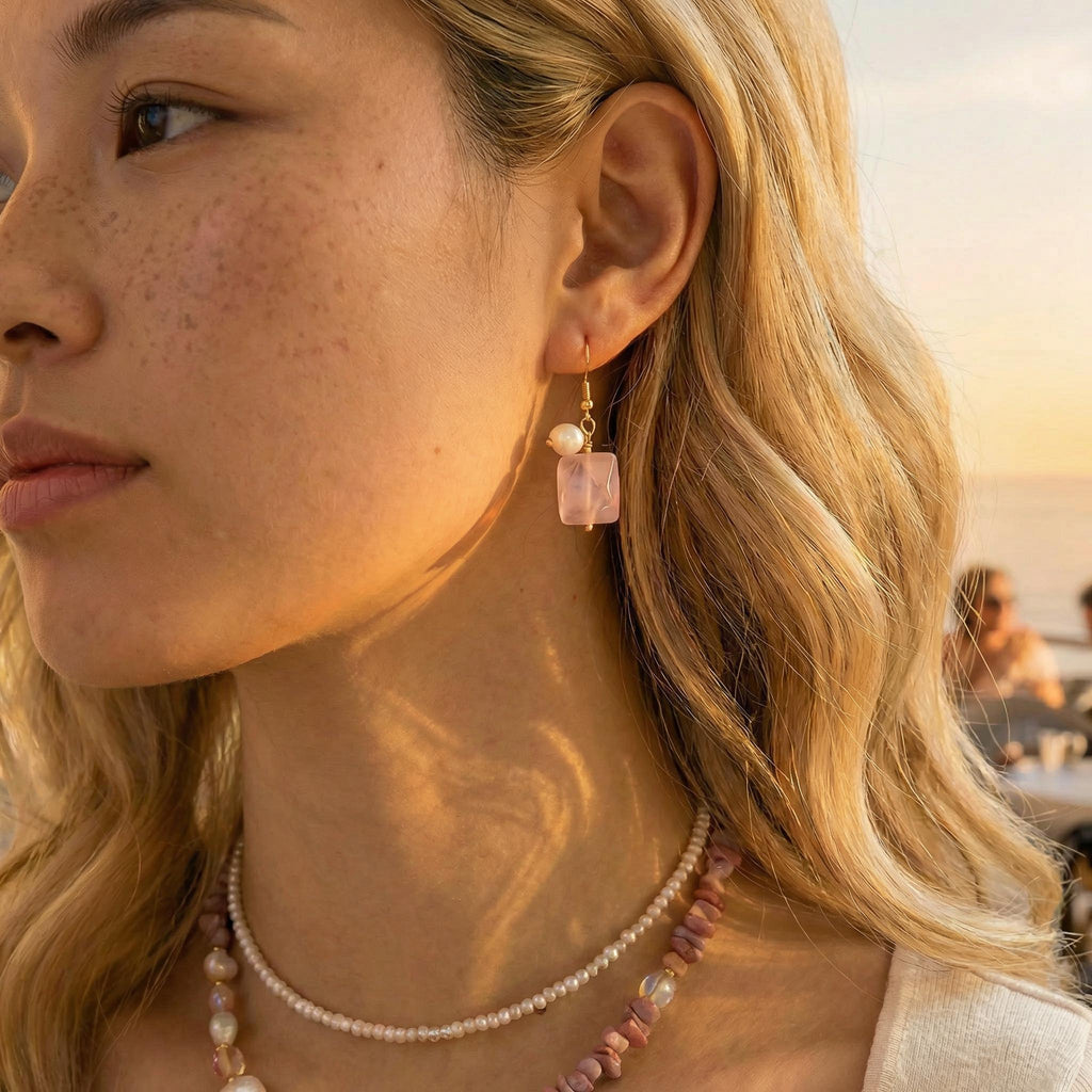 Aurora Rose Earrings