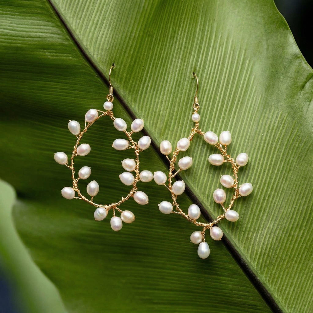 Palm Whisper Earrings