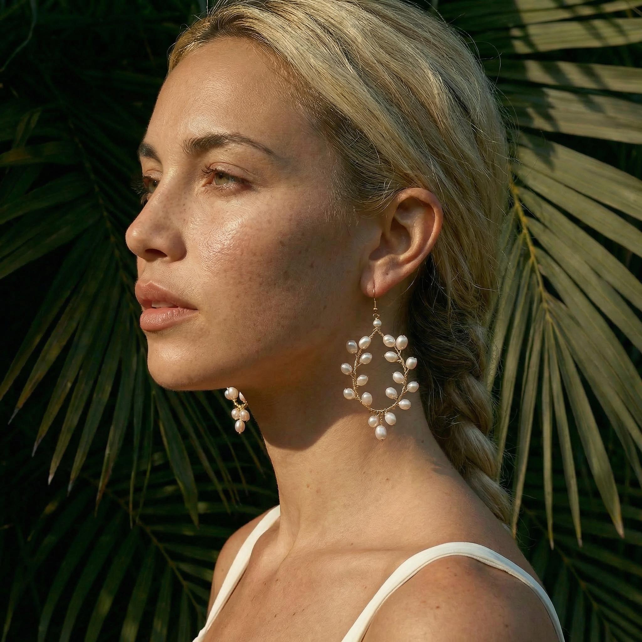 Palm Whisper Earrings