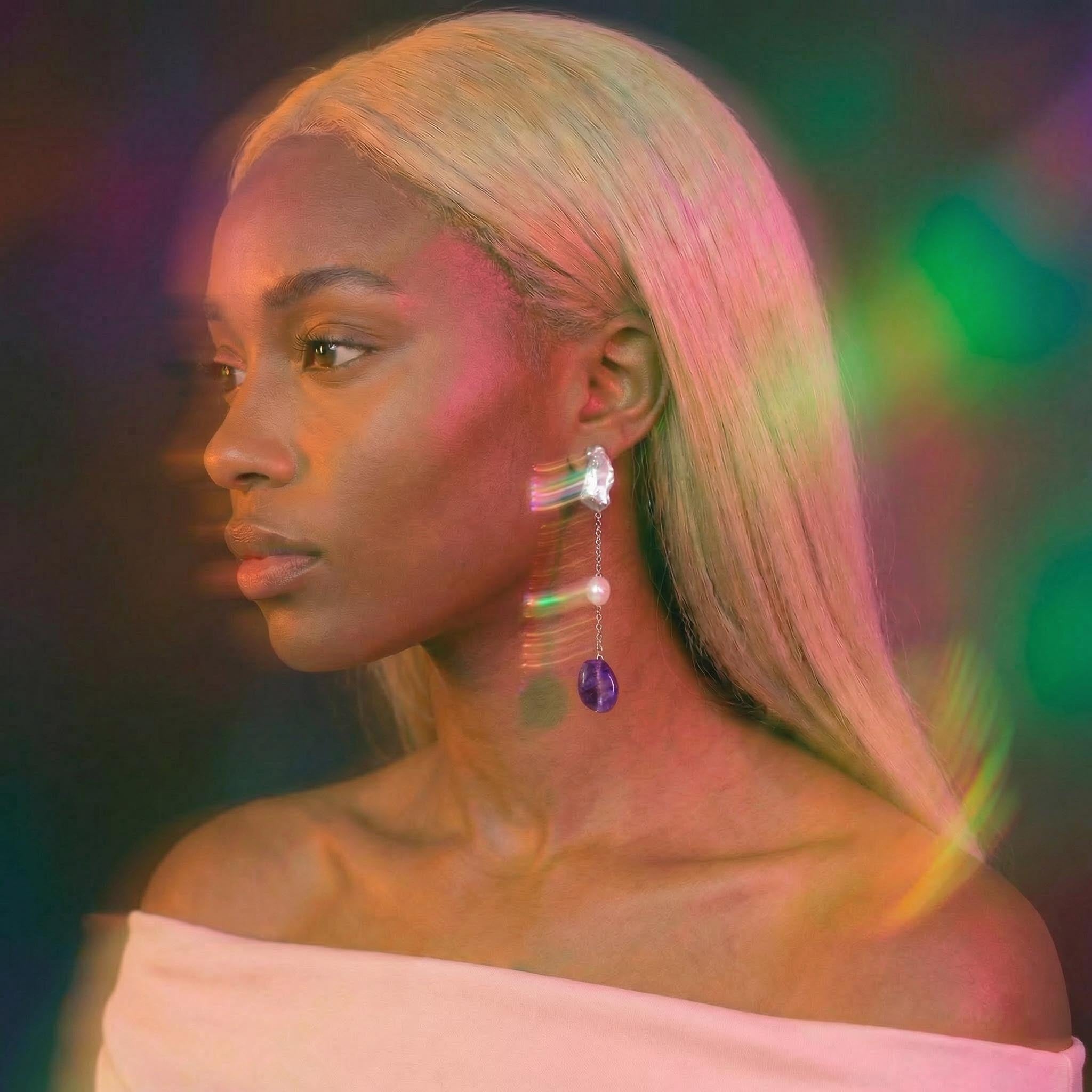 Aurora Amethyst Earrings