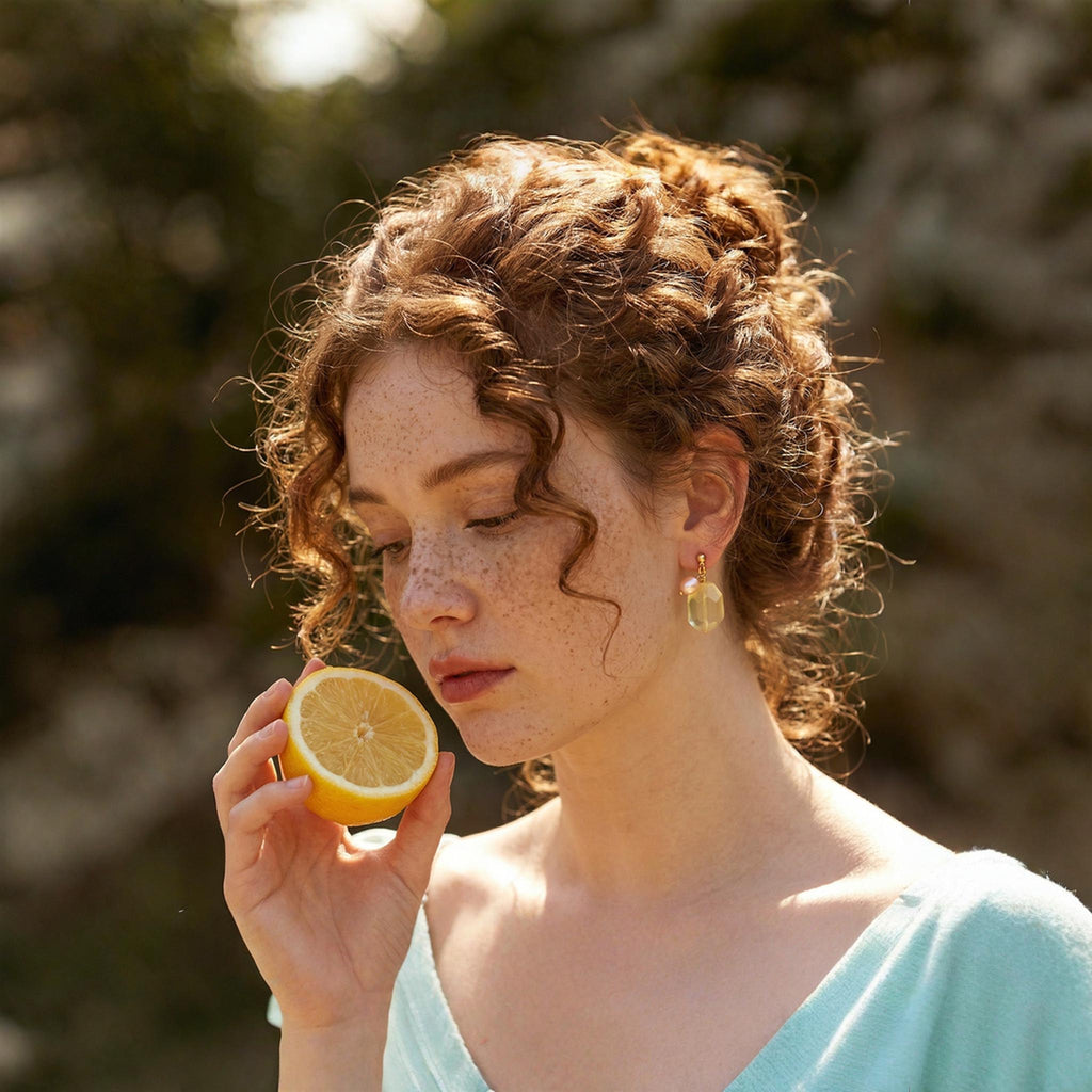 Lemon Glow Earrings