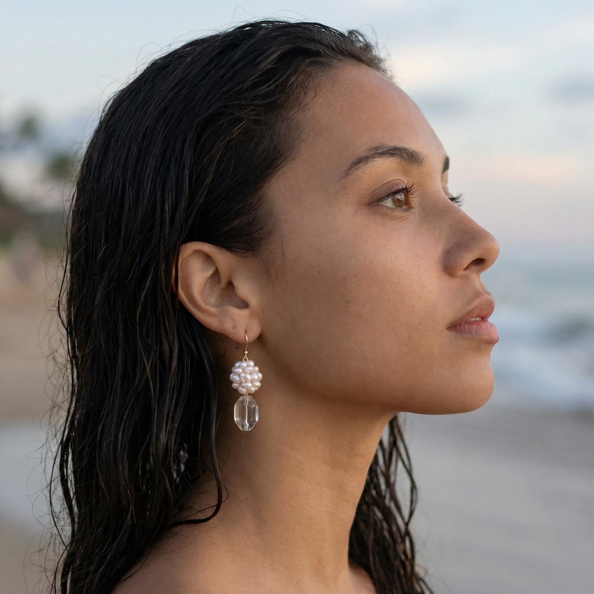 Lime Blossom Earrings