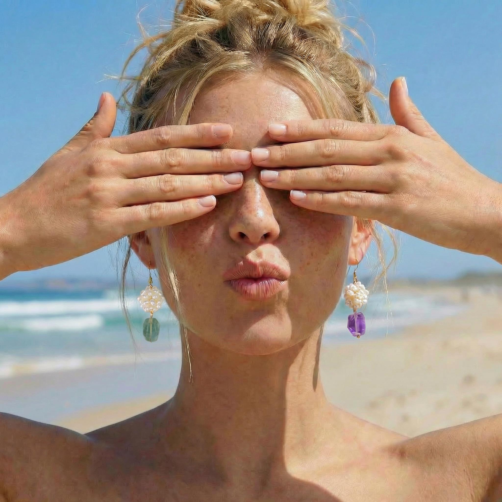Lime Blossom Earrings