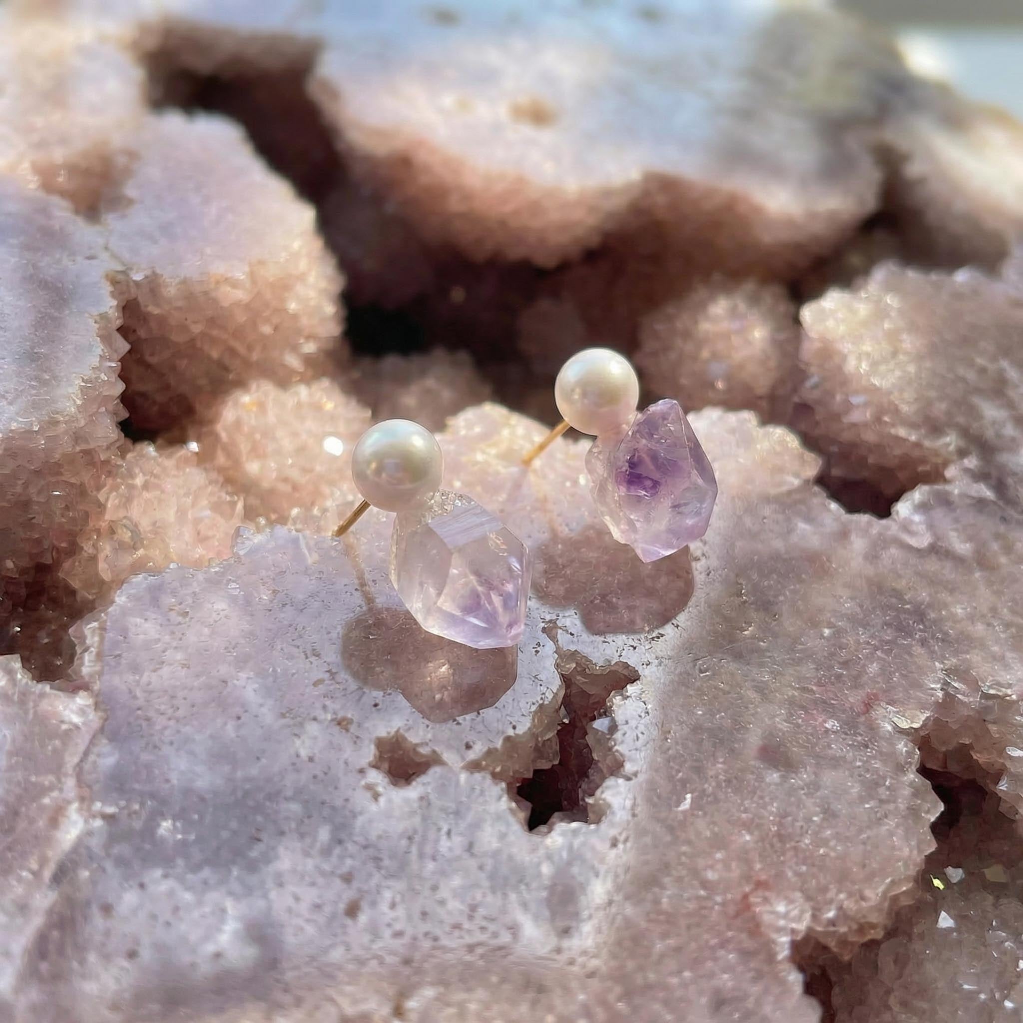 Amethyst Cavern Earring