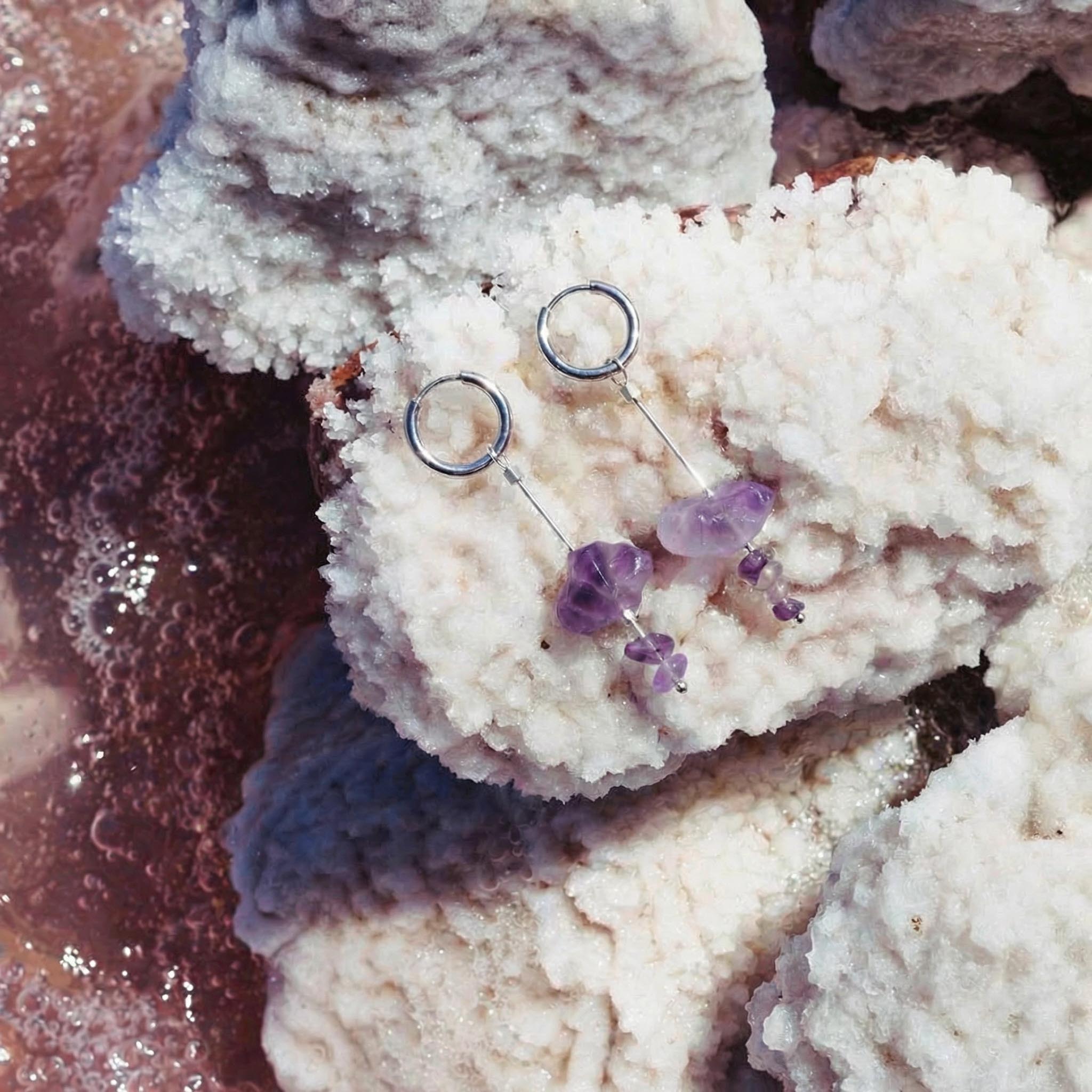 Starlit Amethyst Earrings