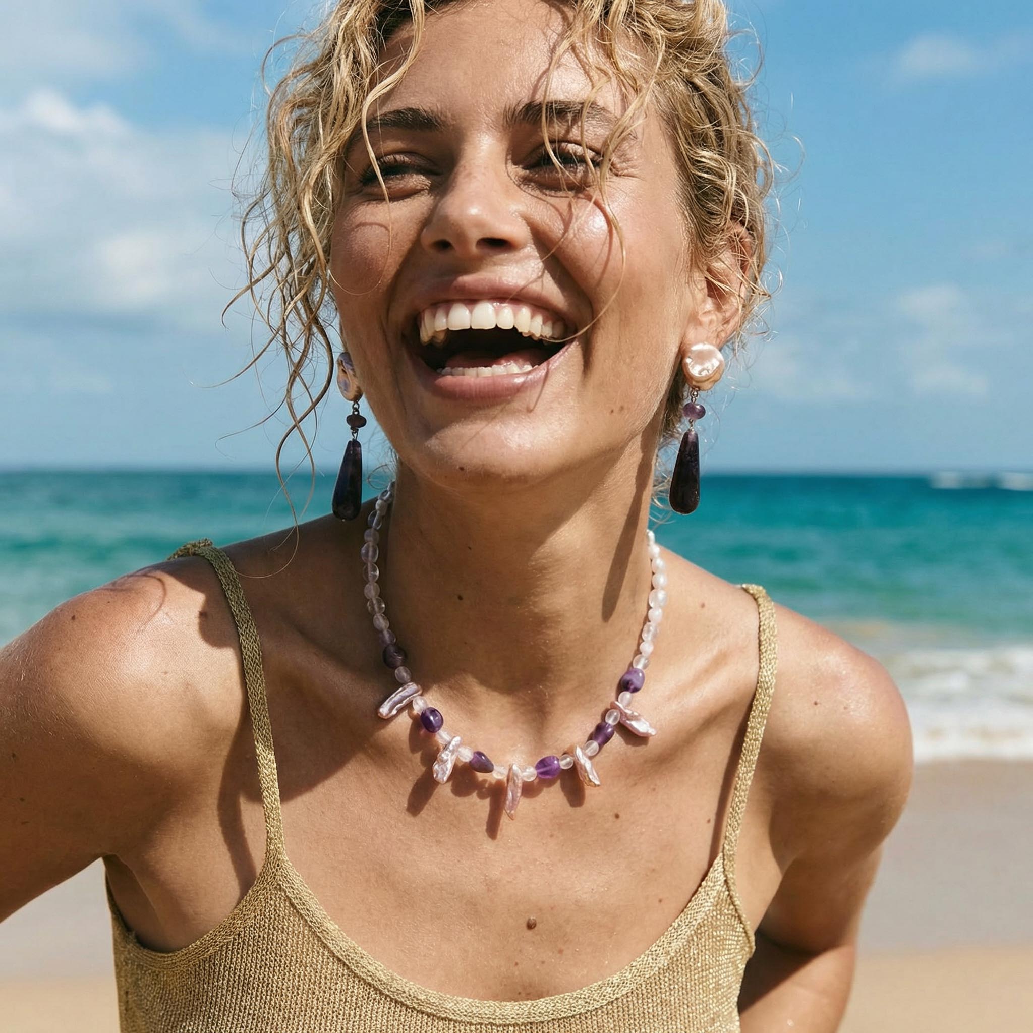 Coral Dance of Sea Necklace