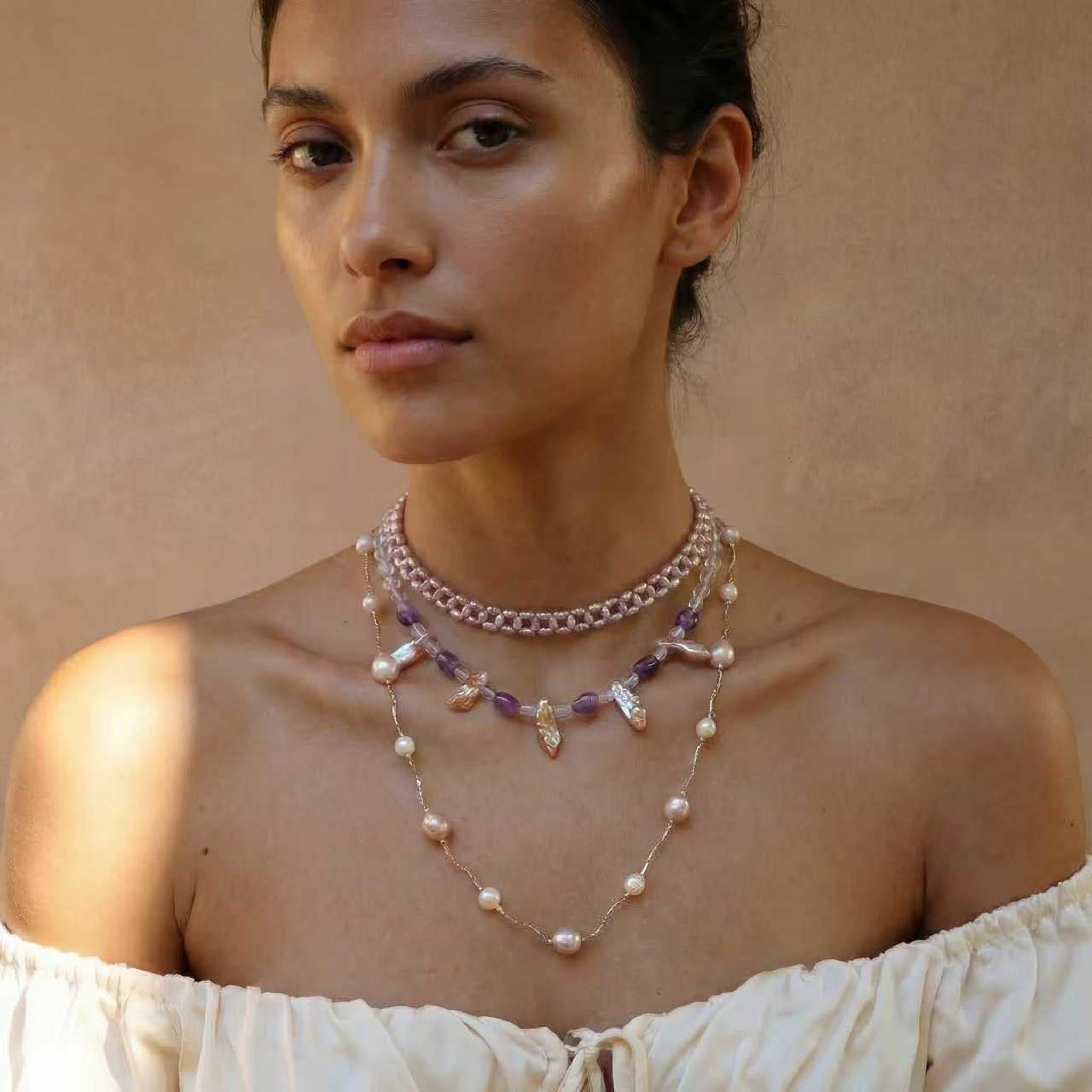 Petal River Glow Necklace