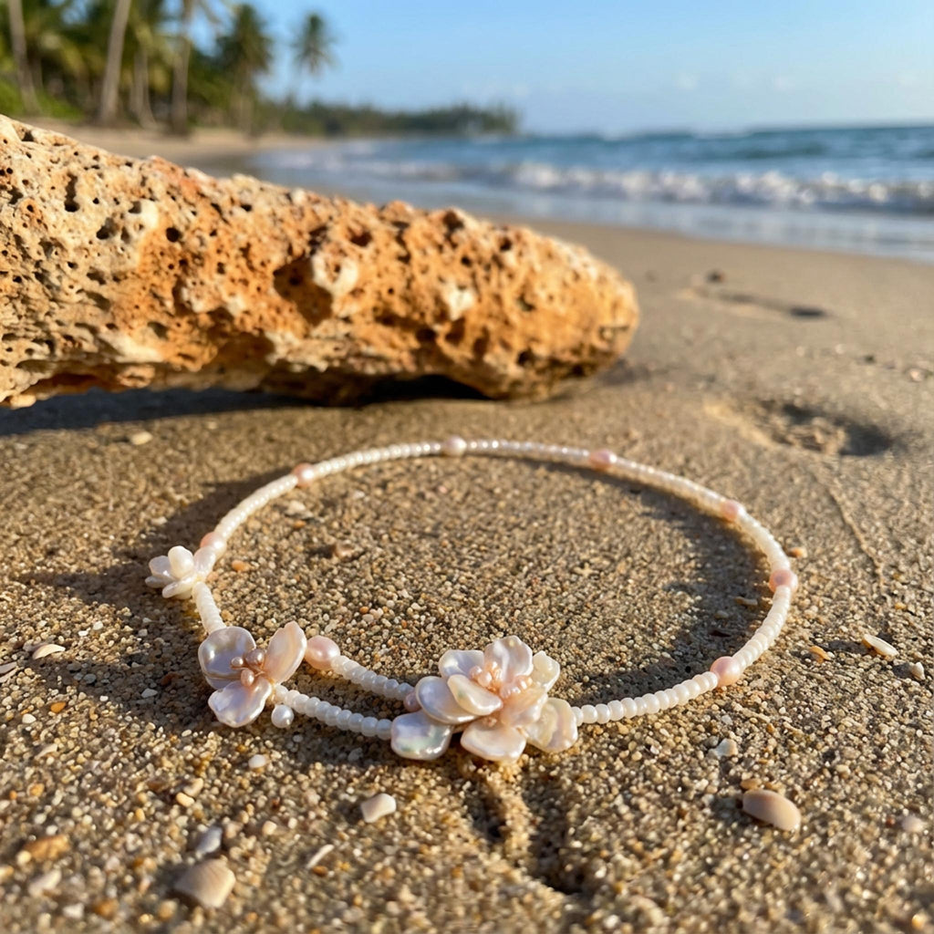 【Last One】Triple Hibiscus Choker