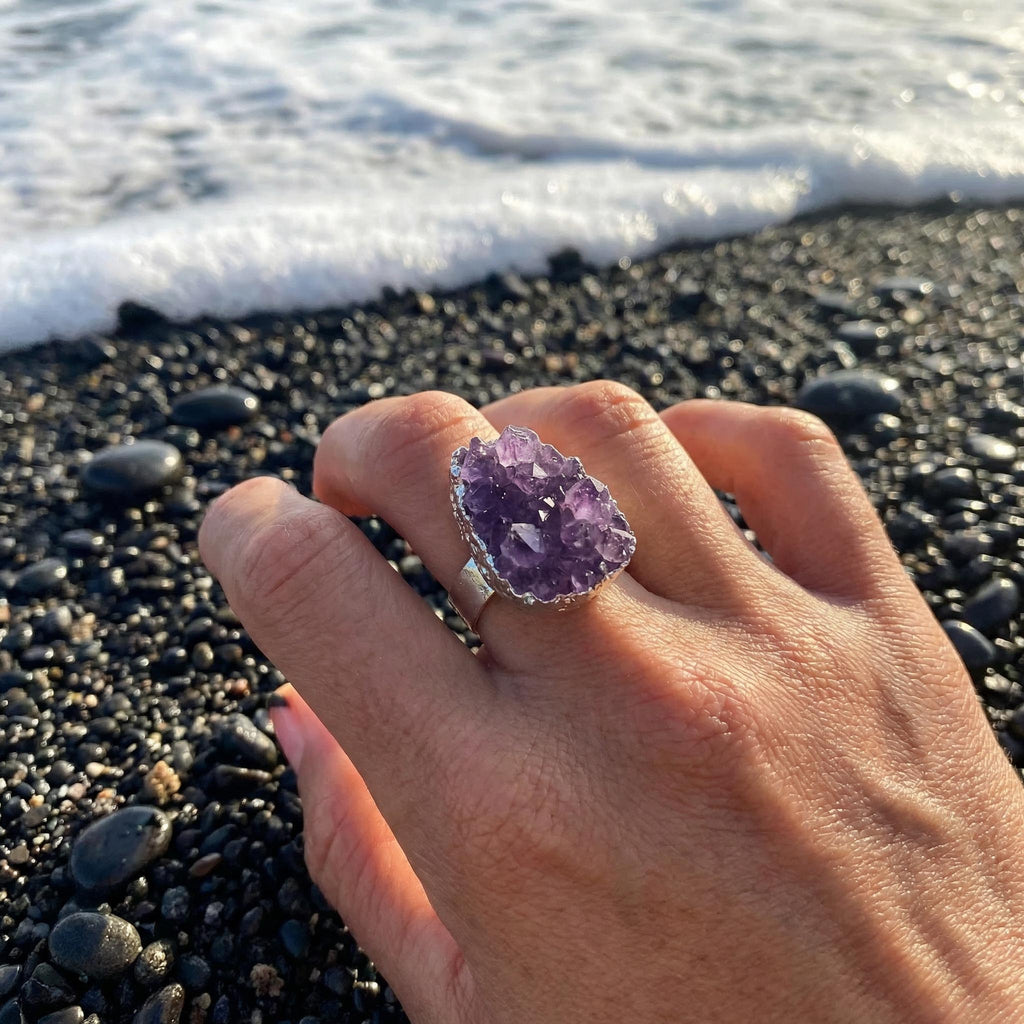 Amethyst Cavern Ring