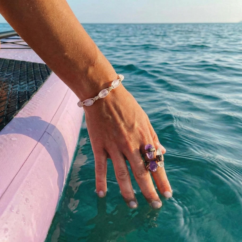 Frozen Sea at Sunset Ring