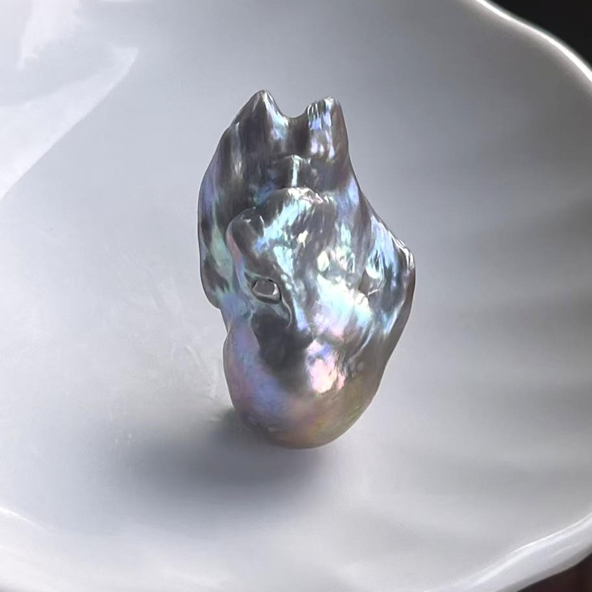 Blue Tear【1pc 30mm+ Large Baroque】(Only 6 left)