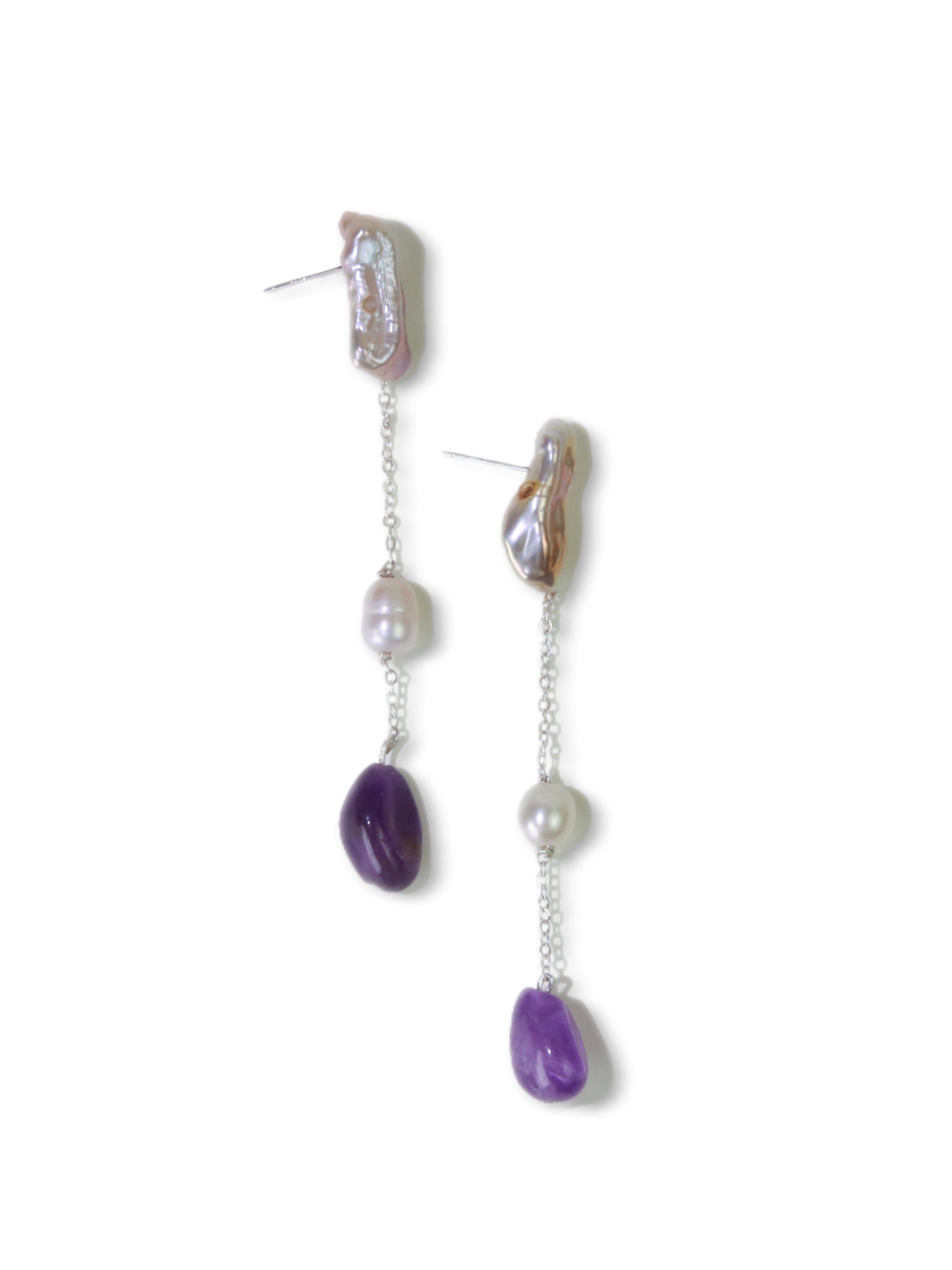 Aurora Amethyst Earrings