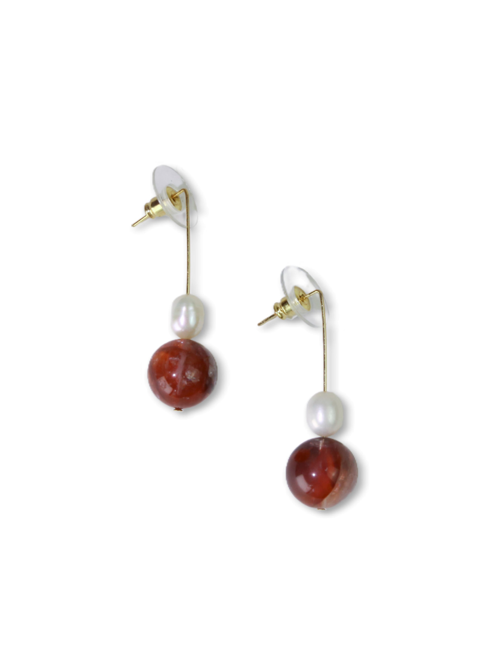 Berry Heart Earrings