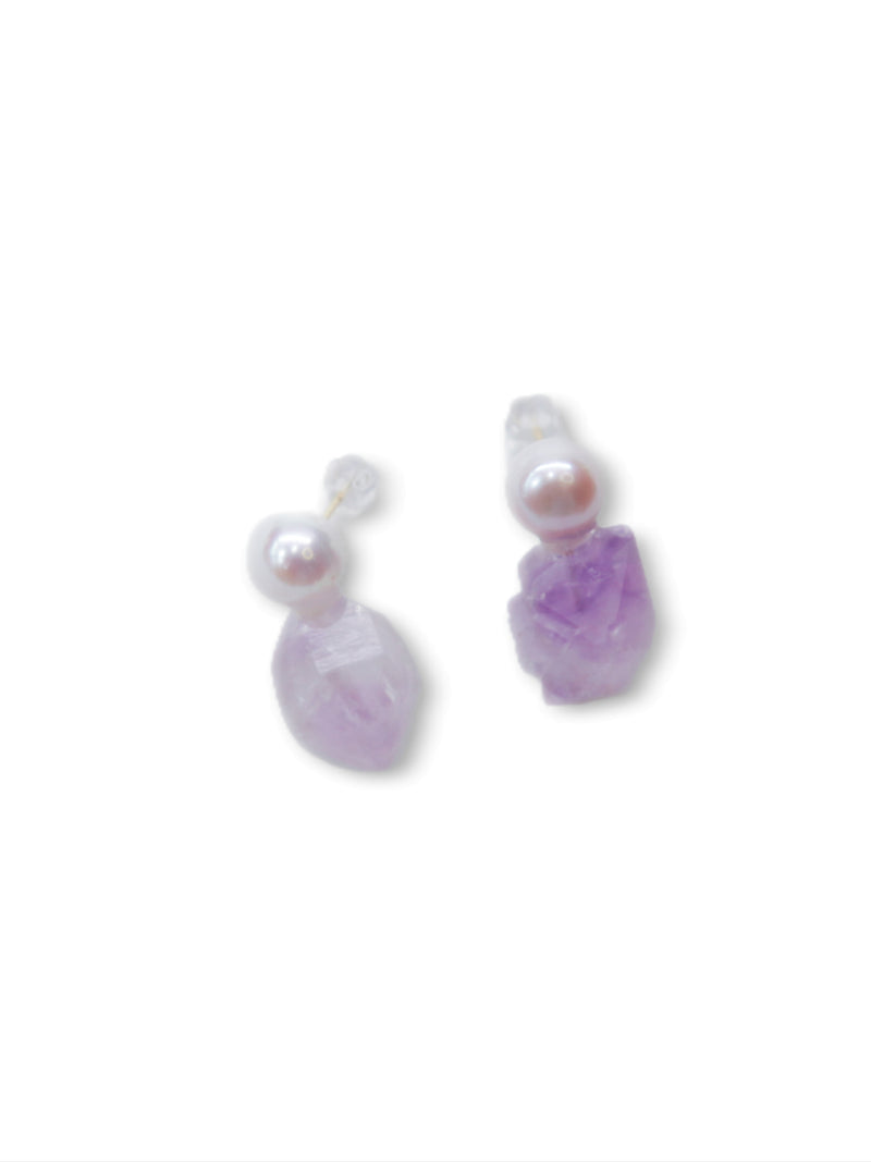 Amethyst Cavern Earring
