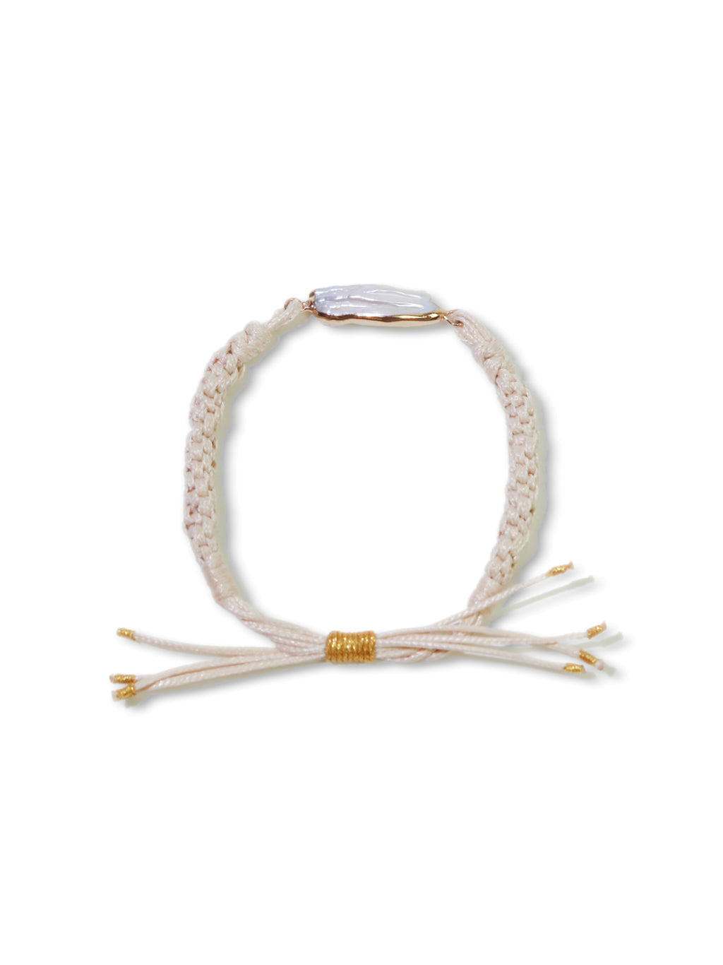 Beach Knot Pearl Bracelet