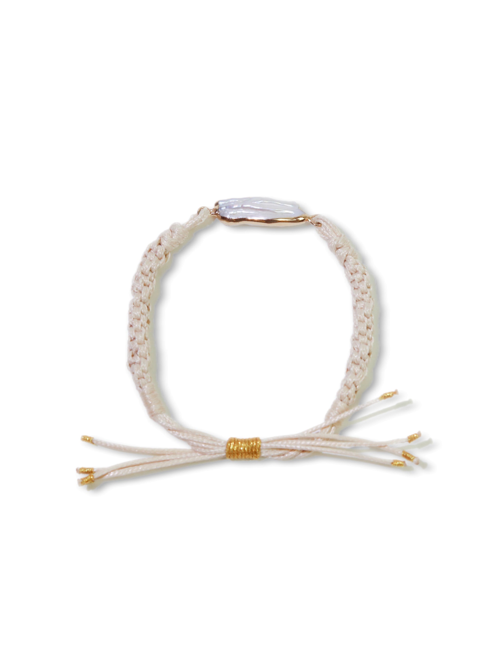 Beach Knot Pearl Bracelet