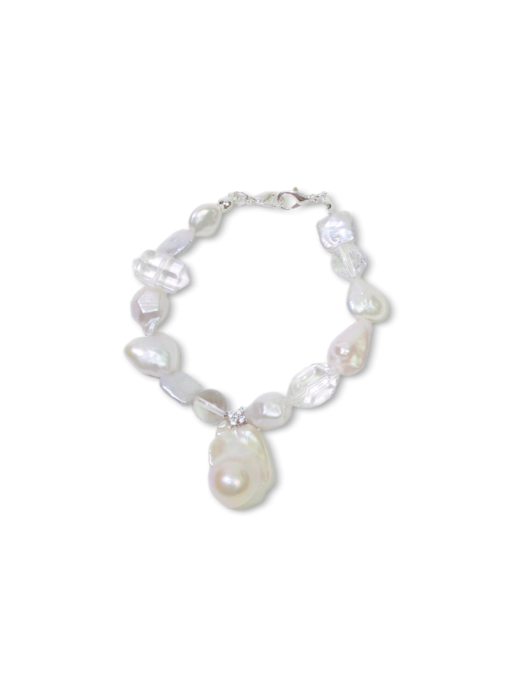 Misty Ocean Waves Necklace