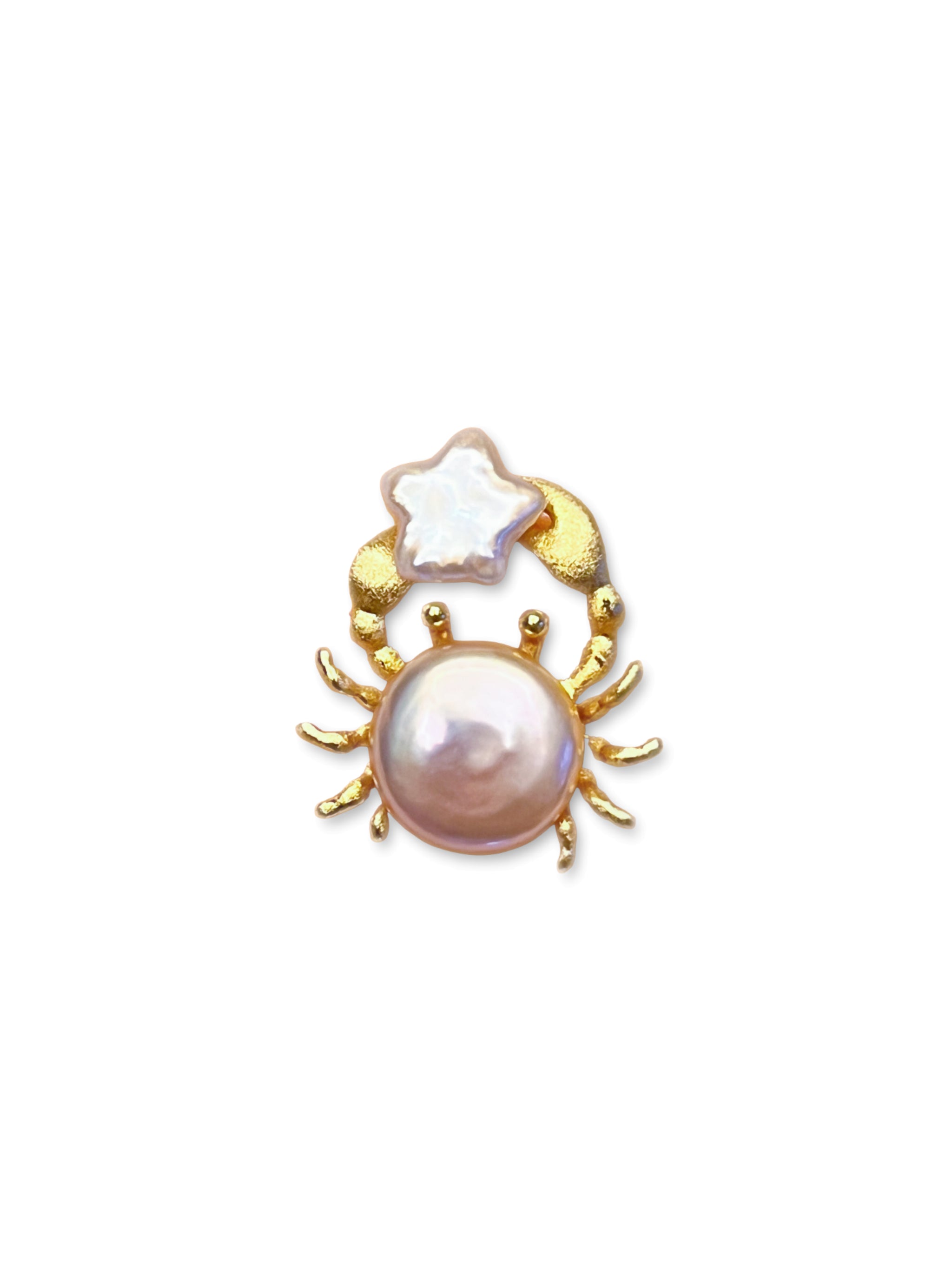 Starry Ocean Crab Pendent